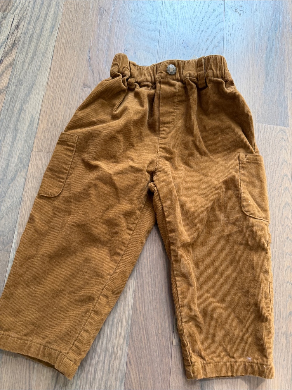Rylee + Cru Corduroy Kids Pants - Rust Brown